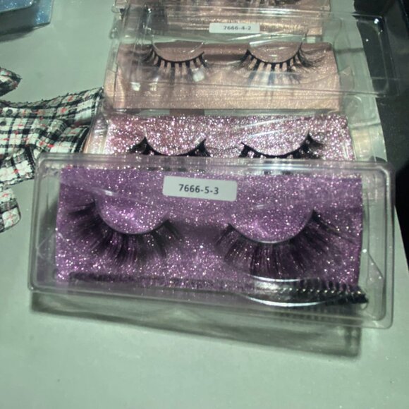 Different Styles False Eyelashes, Fluffy Mink Lashes , Cat-Eye Look Eyelashes - Picture 14 of 15